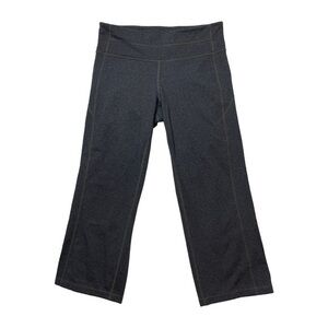 Athleta Grey Cropped Athletic Yoga Pants - Size Small